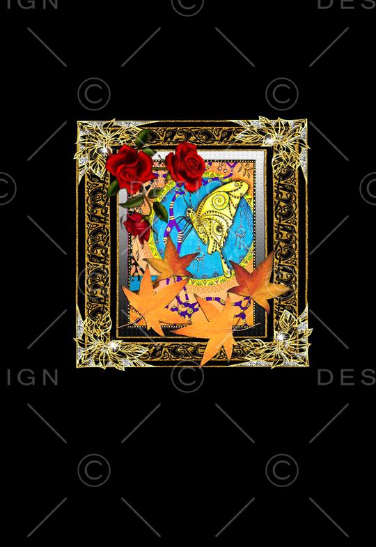 复古印花华亿平台图片