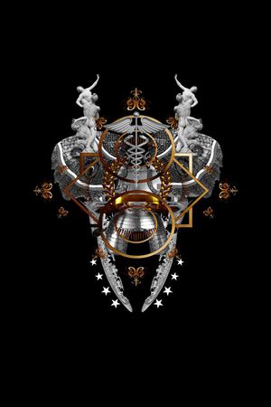 抽象印花华亿平台图片