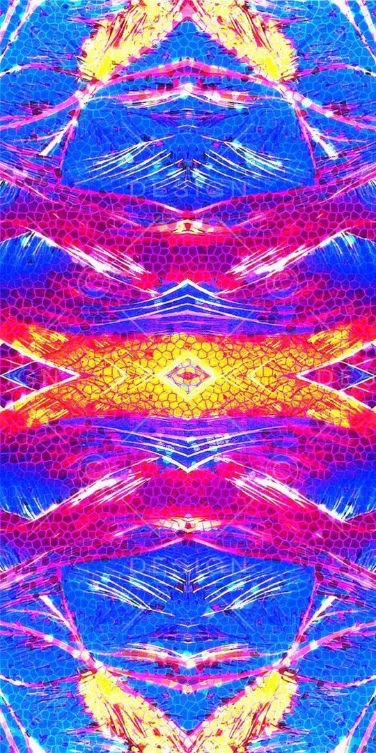 抽象 几何体印花华亿平台图片