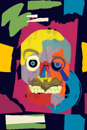 抽象印花华亿平台图片