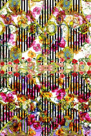 流行时尚印花华亿平台图片