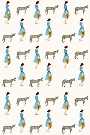 清新印花华亿平台图片