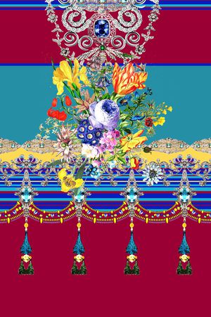 民族风印花华亿平台图片