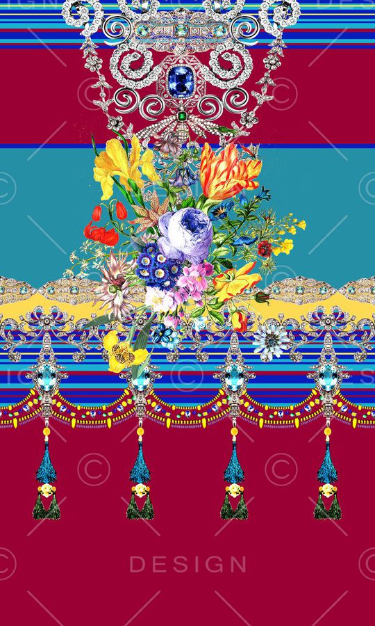 民族风印花华亿平台图片