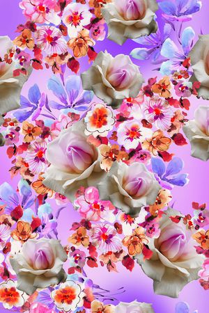 清新女装大气印花华亿平台图片