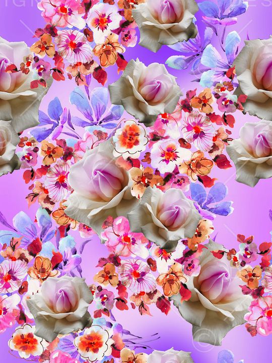 清新女装大气印花华亿平台图片