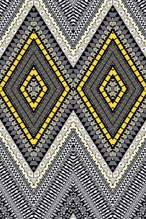 几何图形印花华亿平台图片