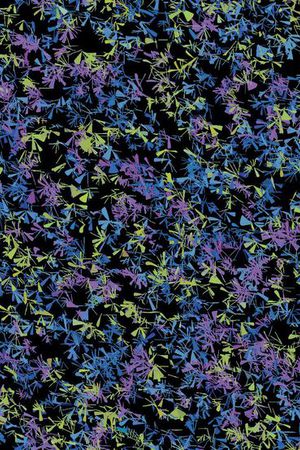 树叶印花华亿平台图片