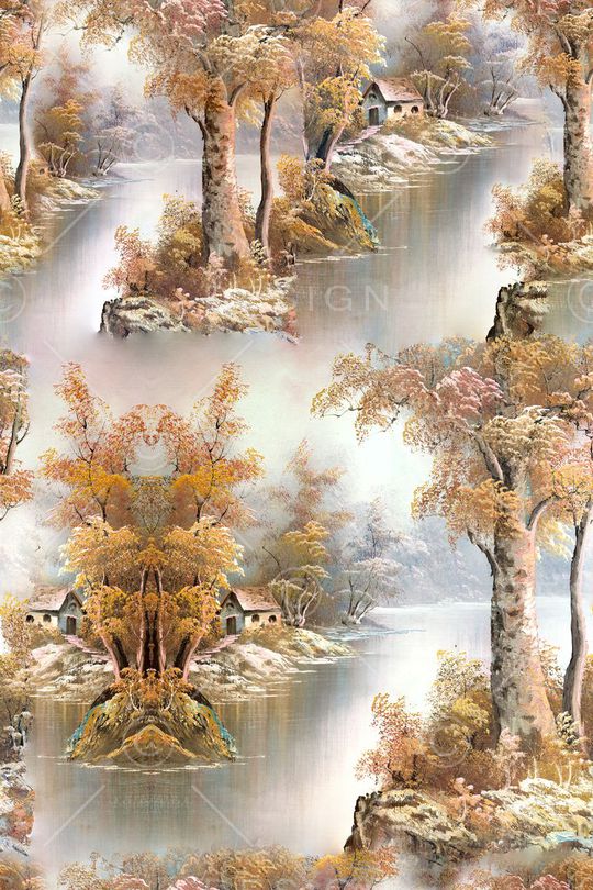 风景印花华亿平台图片