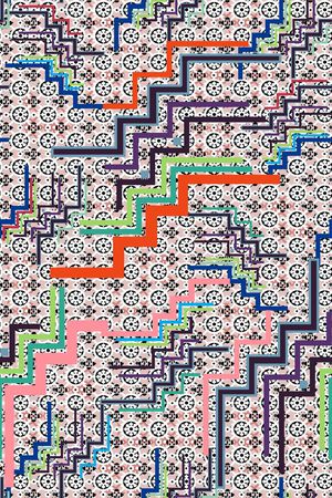 几何印花华亿平台图片