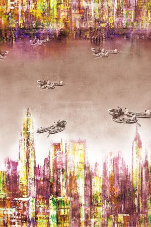 风景印花华亿平台图片