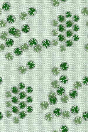 L.D~几何格子条纹印花华亿平台图片