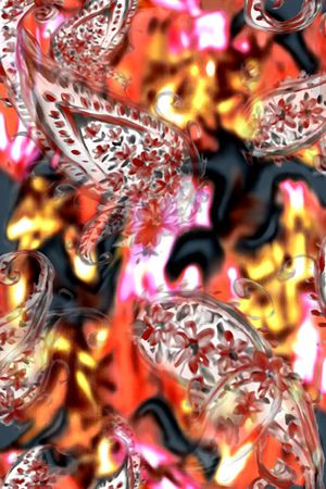 抽象印花华亿平台图片