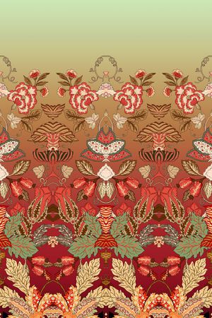 波西米亚风格印花华亿平台图片