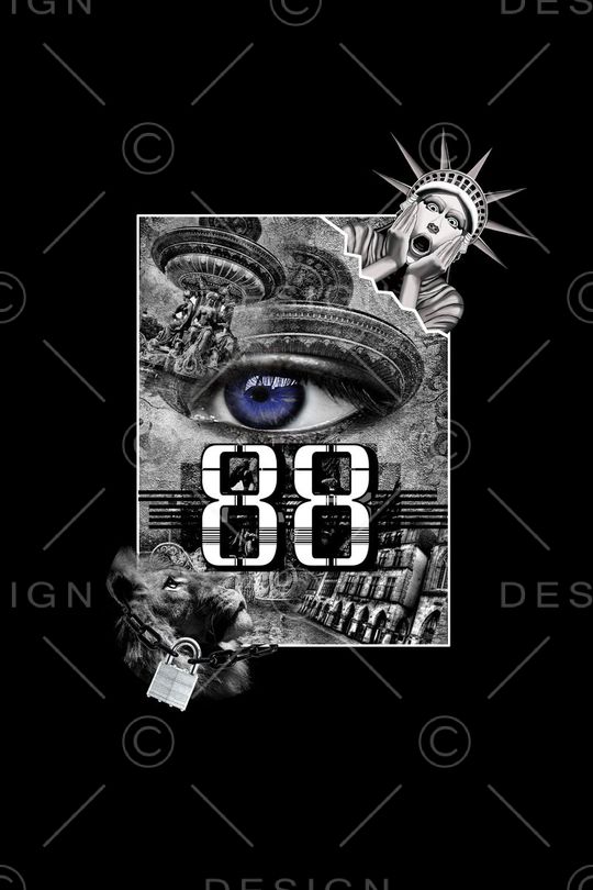 潮流时尚印花华亿平台图片