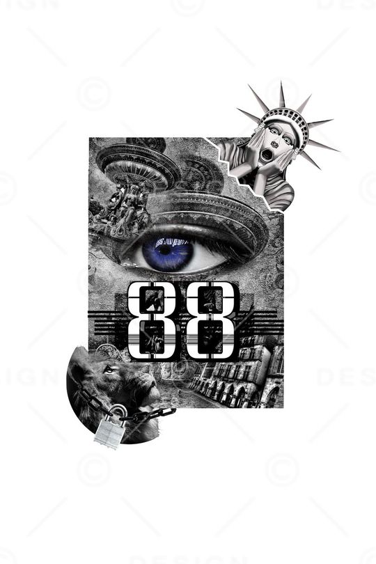 潮流时尚印花华亿平台图片