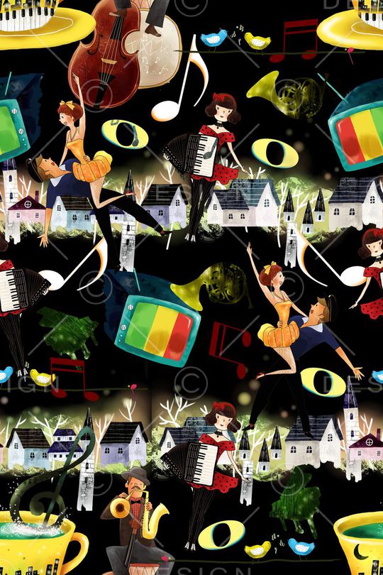 卡通印花华亿平台图片