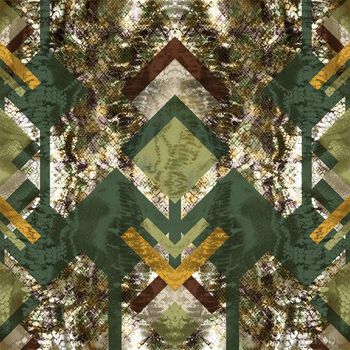 蛇纹 奢华印花华亿平台图片