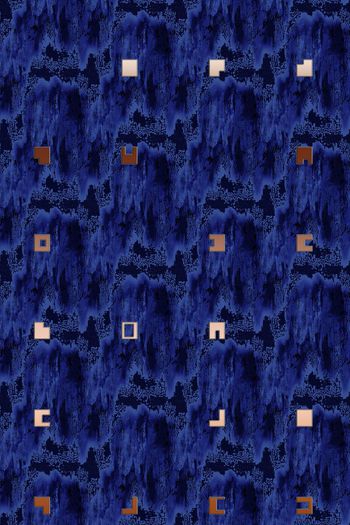 538447-原创设计 抽象 山石纹理 几何男装