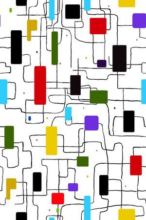 抽象印花华亿平台图片