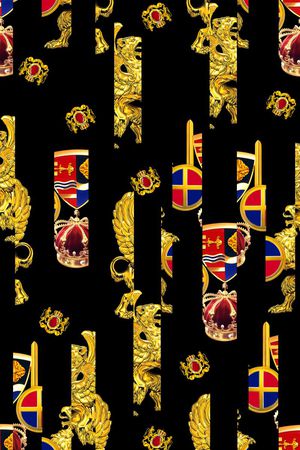 宫廷印花华亿平台图片