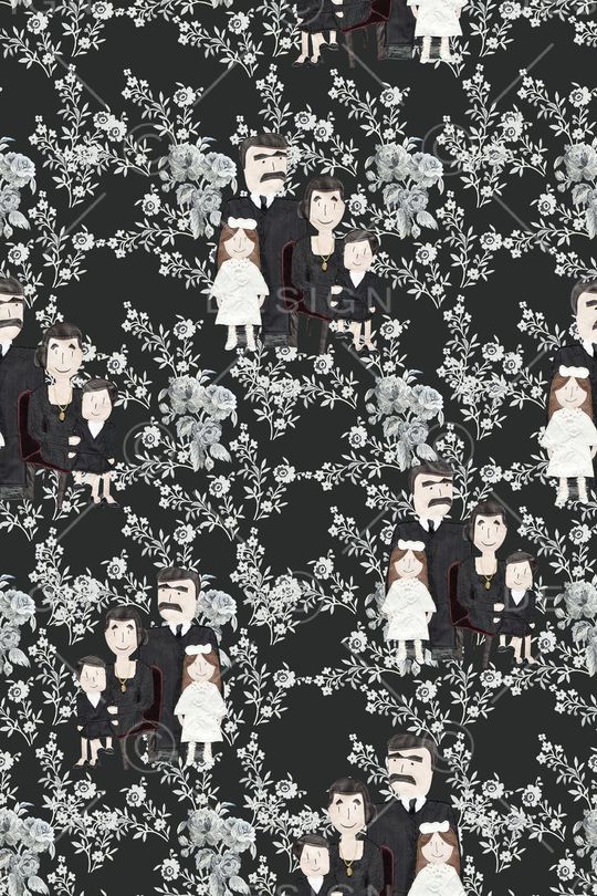 小清新卡通印花华亿平台图片