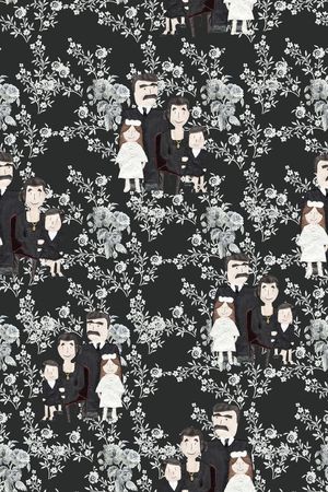 小清新卡通印花华亿平台图片