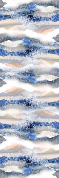 自然景观印花华亿平台图片