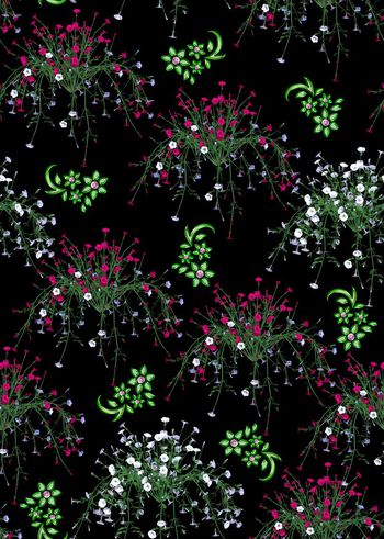 538579-时尚潮流  花卉 珠宝 组合 服装