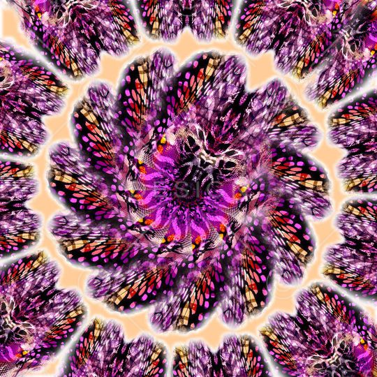 抽象印花华亿平台图片