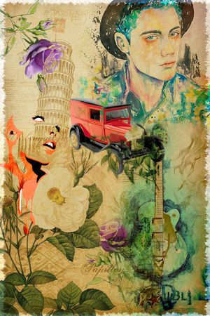 创意服装面料印花华亿平台图片