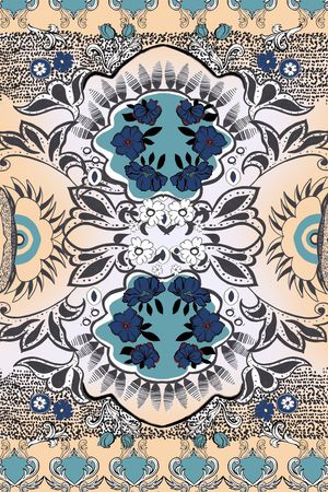 传统纹样印花华亿平台图片