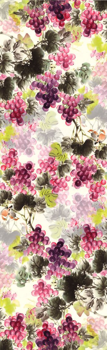 538647-潮流时尚大气原创中国风写意水果印花