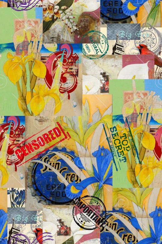 抽象印花华亿平台图片