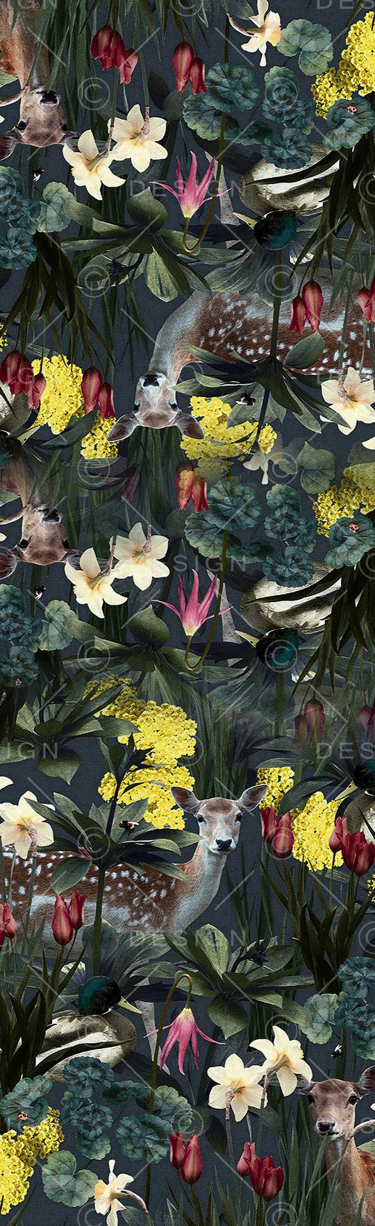 热带丛林印花华亿平台图片