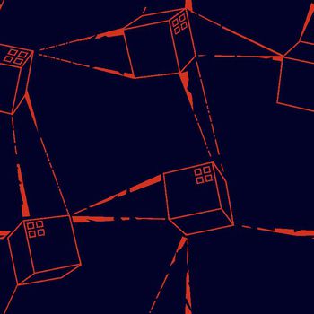 538684-2016初春简单几何立方体线条视觉