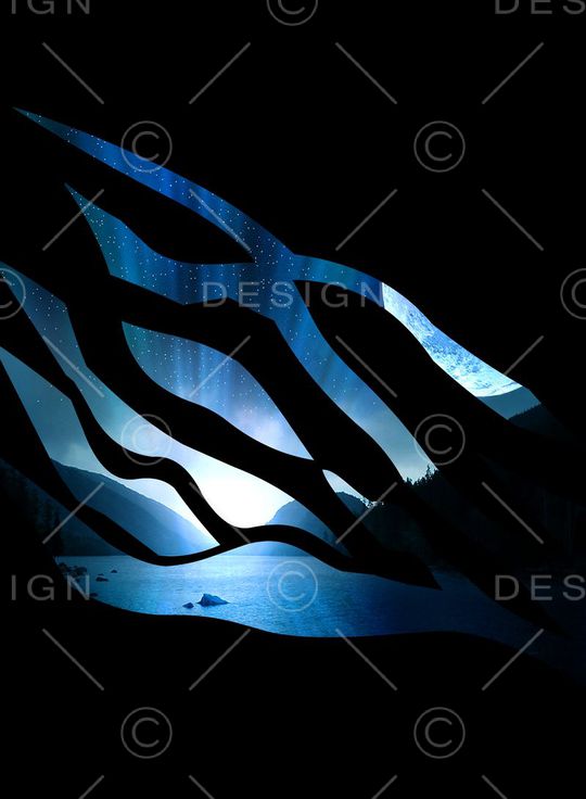 抽象印花华亿平台图片