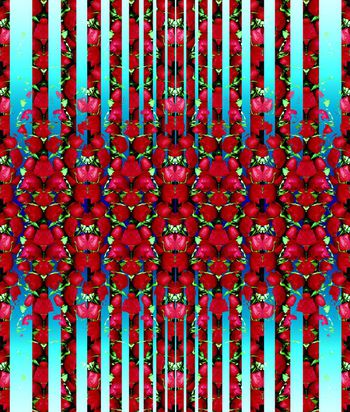 中国风印花华亿平台图片