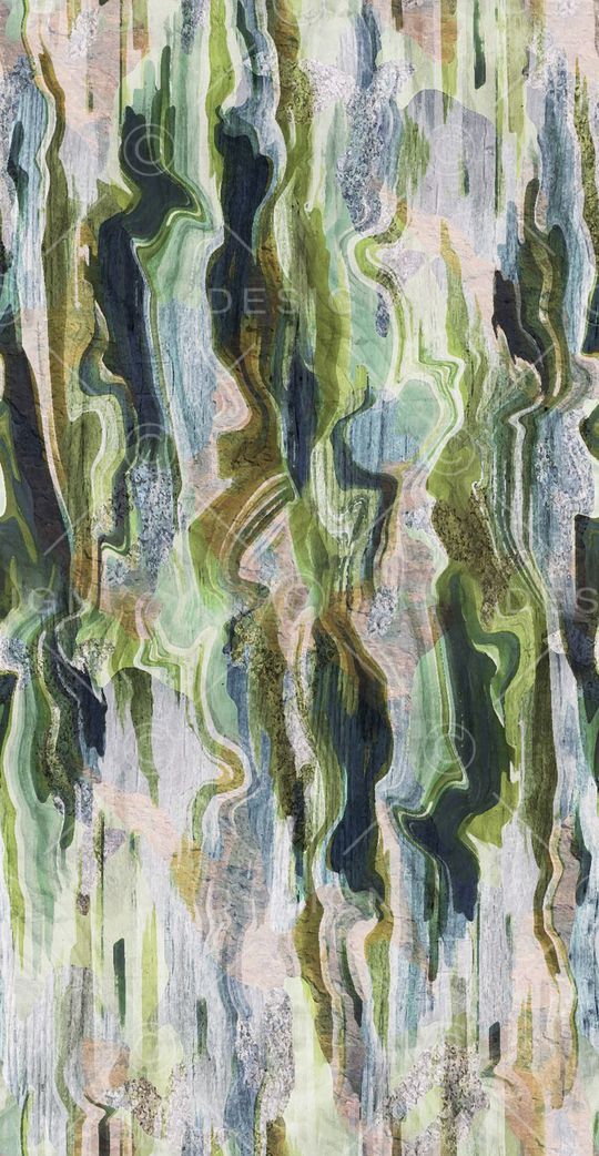 抽象几何印花华亿平台图片