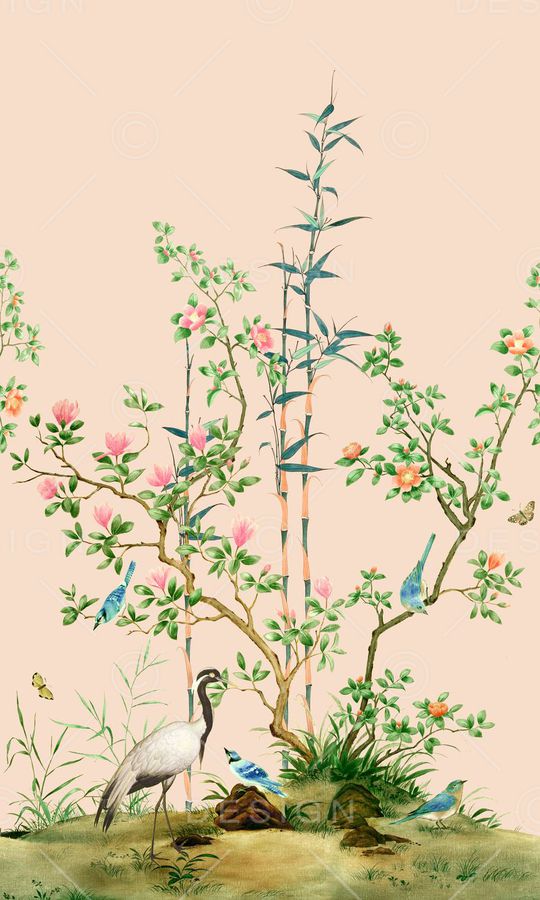 中国风印花华亿平台图片