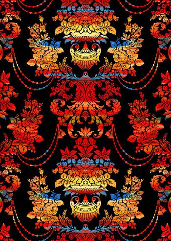 欧式印花华亿平台图片