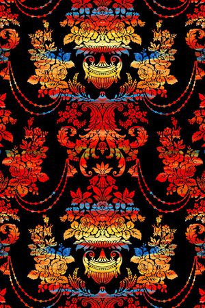 欧式印花华亿平台图片