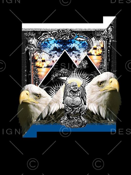 老鹰印花华亿平台图片