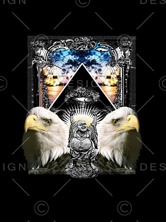 老鹰印花华亿平台图片