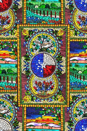 抽象印花华亿平台图片