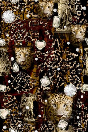 欧洲雕像印花华亿平台图片