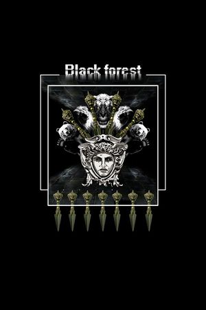 潮流时尚印花华亿平台图片