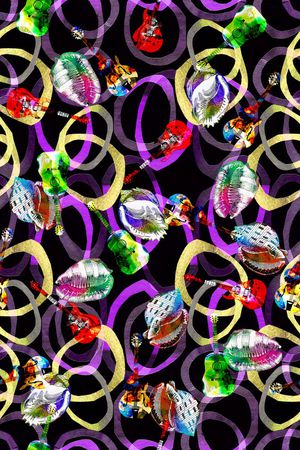 暗纹印花华亿平台图片