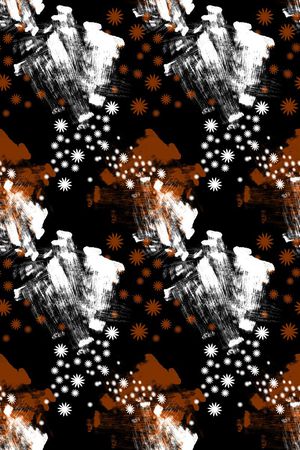 笔触印花华亿平台图片