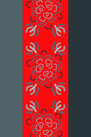 手绘涂鸦图案印花华亿平台图片